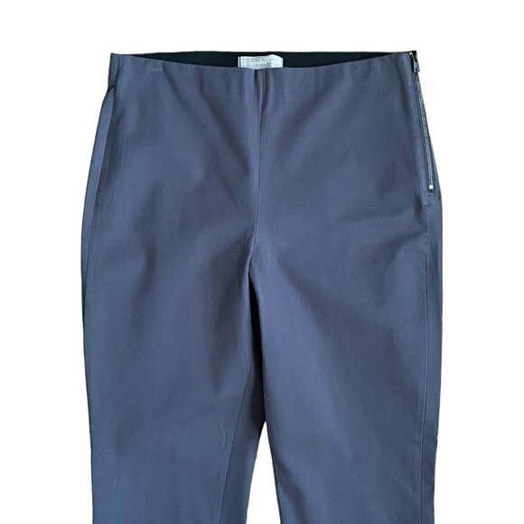 Everlane Side Zip Stretch Cotton Pant Womens Sz 10 Gray Ankle Fit Minimalist - Picture 5 of 10